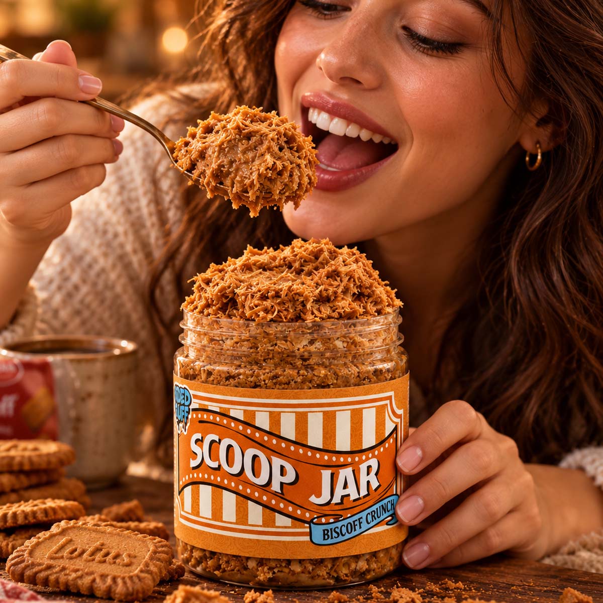 Biscoff Scoop Crunch Jar | Caramelised Cookie Crunch