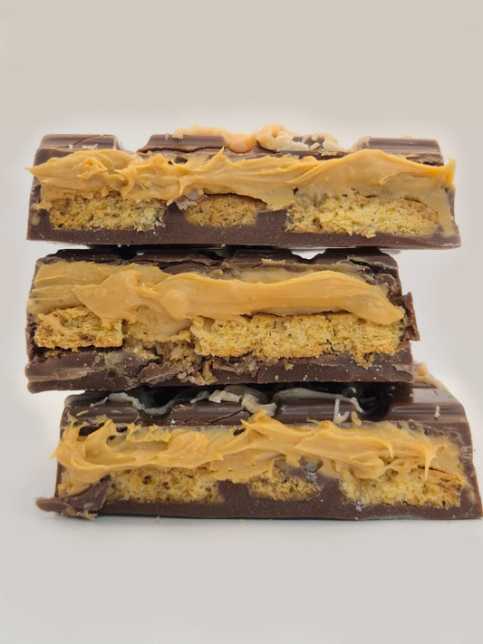 Caramel Truffle Dubai Chocolate Opened