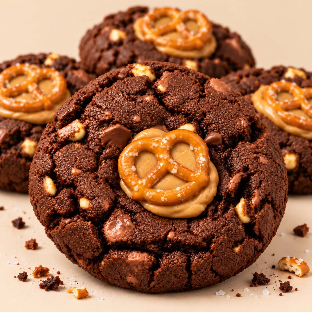 Thick Triple Chocolate Peanut Butter New York Style Cookie 150g