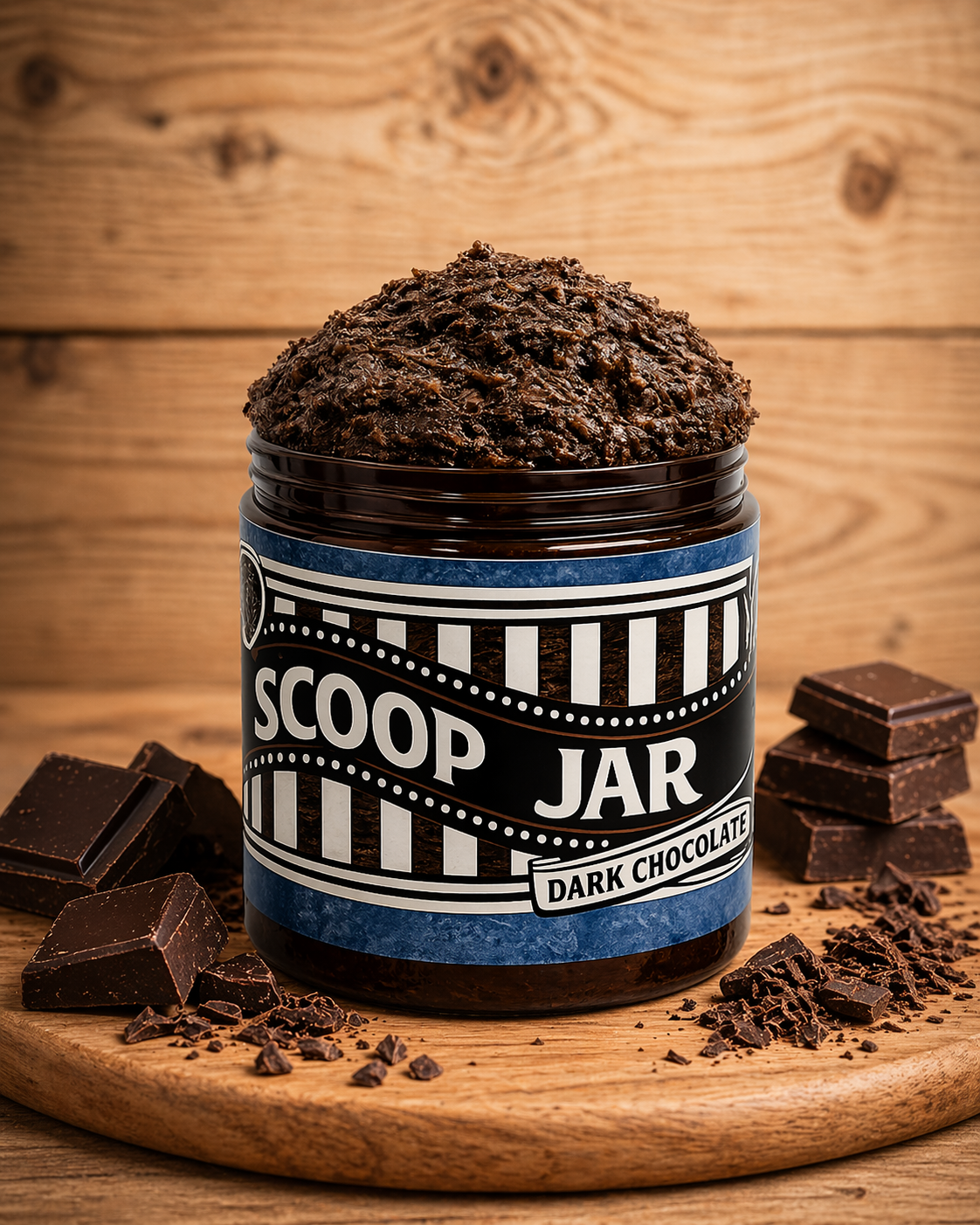 Dark Chocolate Scoop Crunch Jar | Rich & Crunchy