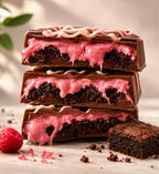 Raspberry Brownie with Popping Candy Dubai Chocolate 220g