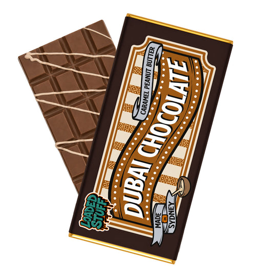 Caramel Peanut Butter Dubai Chocolate Bar