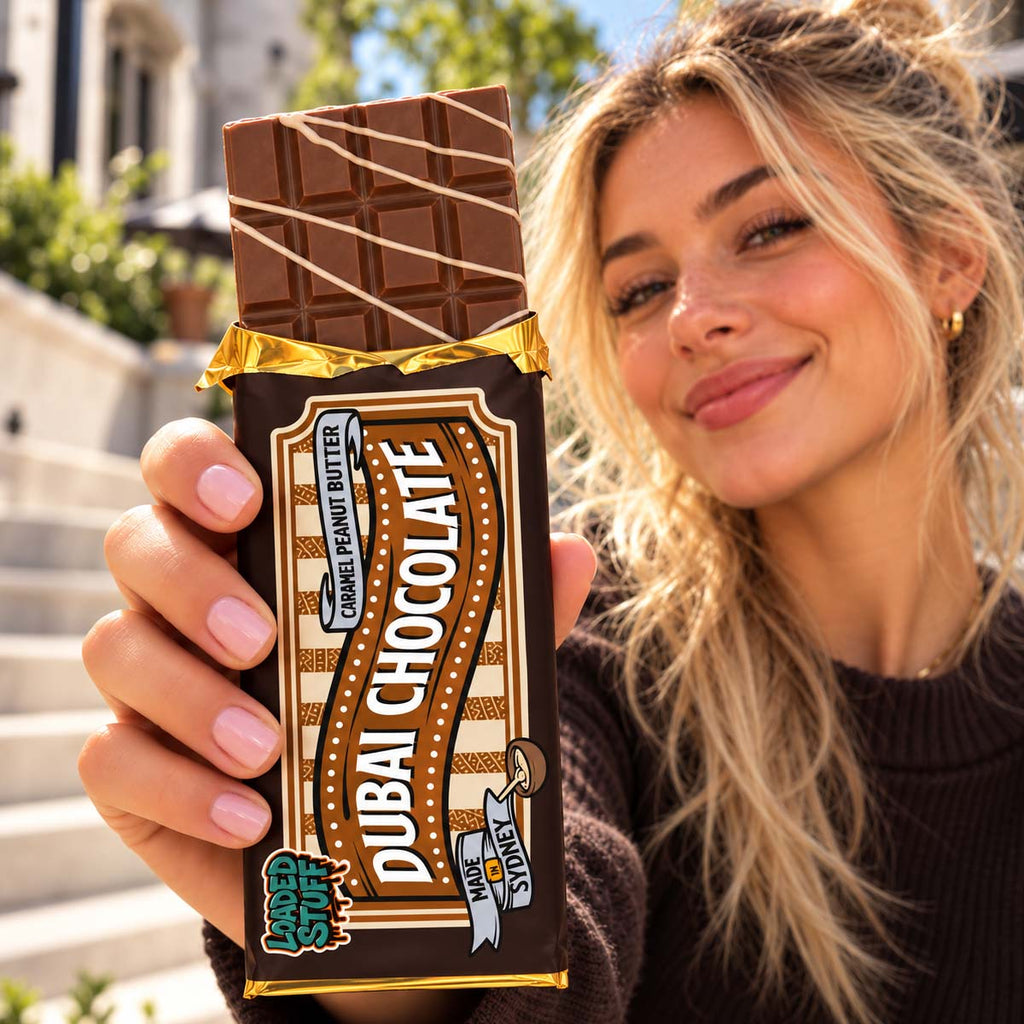 Caramel Peanut Butter Dubai Chocolate Bar 220g