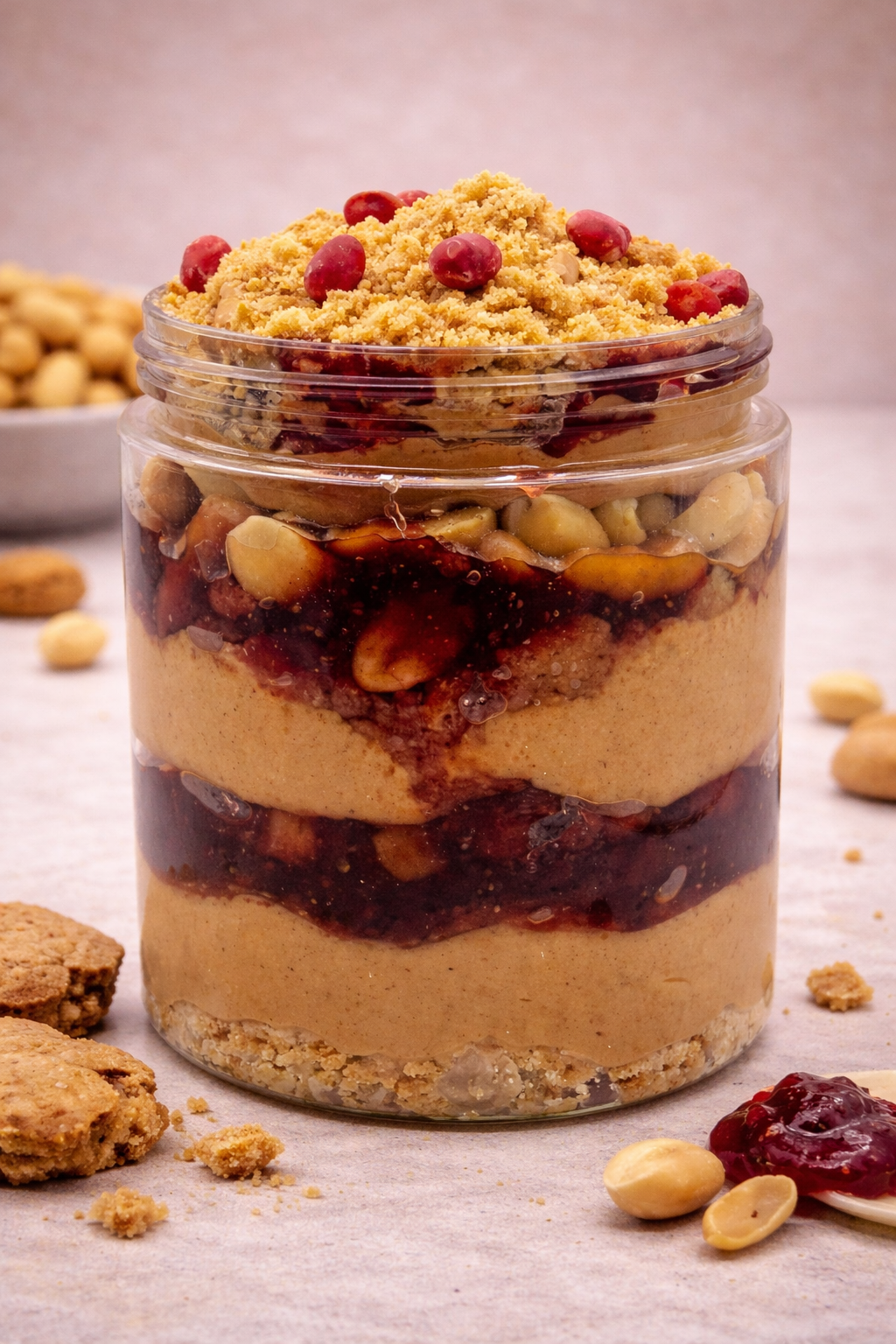 PB Jelly & Pretzel Loaded Peanut Butter Jar | Sweet & Salty