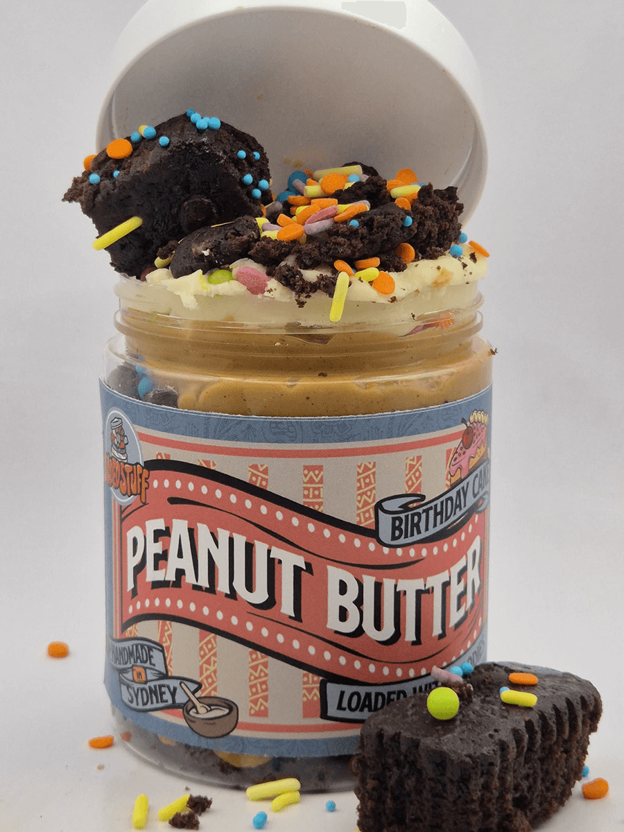 Birthday Cake Peanut Butter Dessert Jar