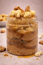Caramel Popcorn Loaded Peanut Butter Jar | Sweet & Crunchy