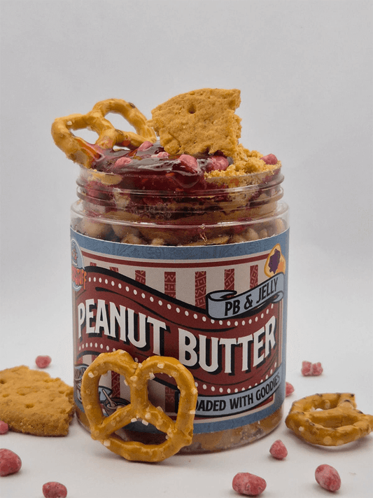 Jelly & Pretzel Peanut Butter Dessert Jar