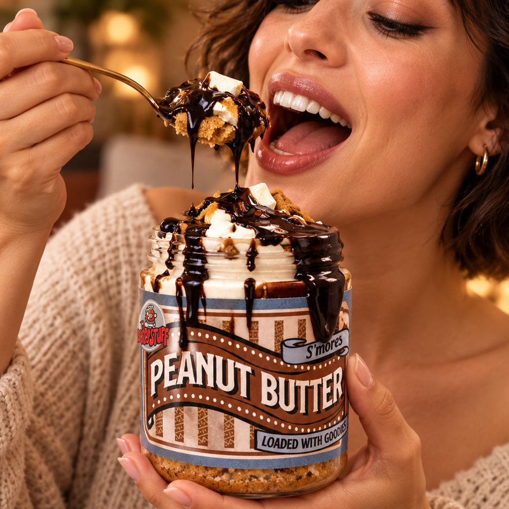 S'mores Loaded Peanut Butter Jar | Choc & Marshmallow