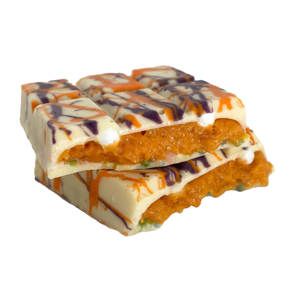 White Dubai Chocolate Bar | Mango, Passion Fruit & Popping Candy 75g
