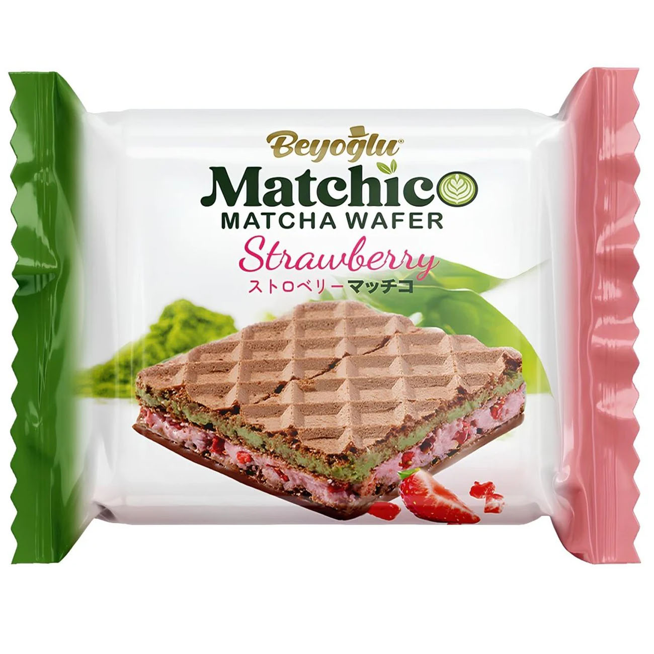 Matchico Premium Matcha Wafer - Strawberry Cream