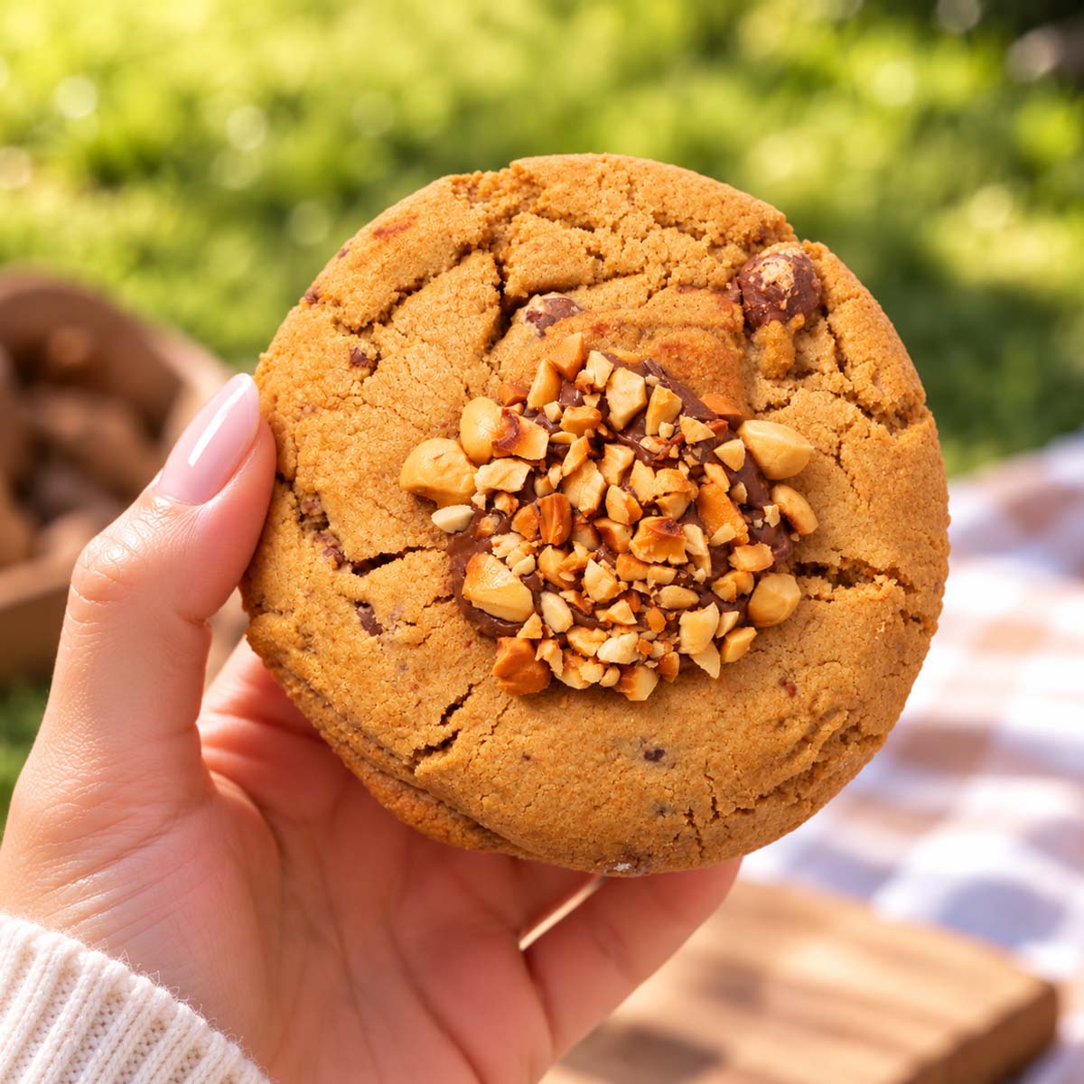 Thick Nutella Hazelnut New York Style Cookie 150g