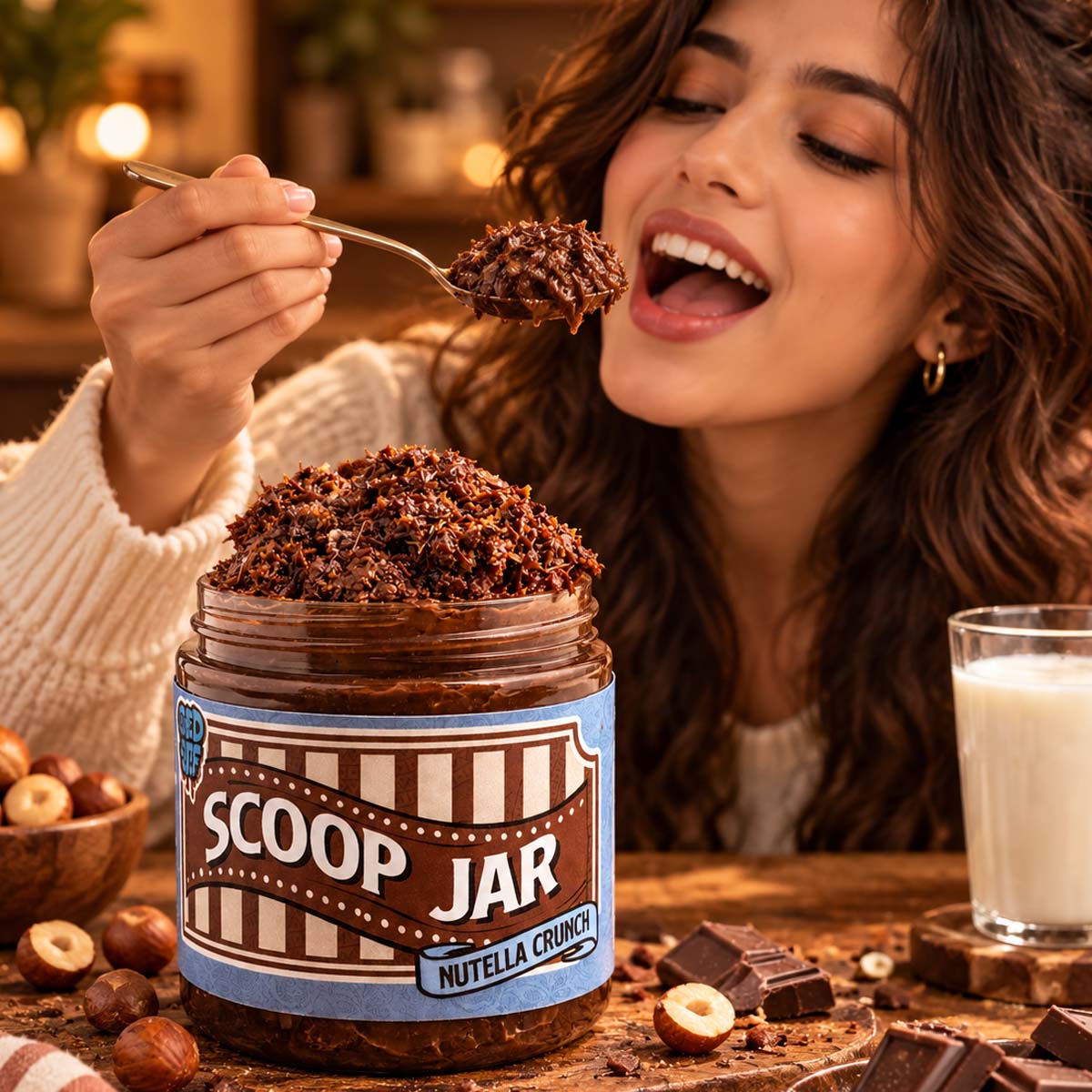 Nutella Scoop Crunch Jar | Real Nutella & Kataifi