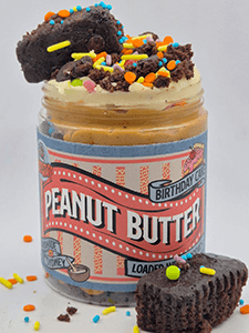 Loaded Peanut Butter Birthday Cake