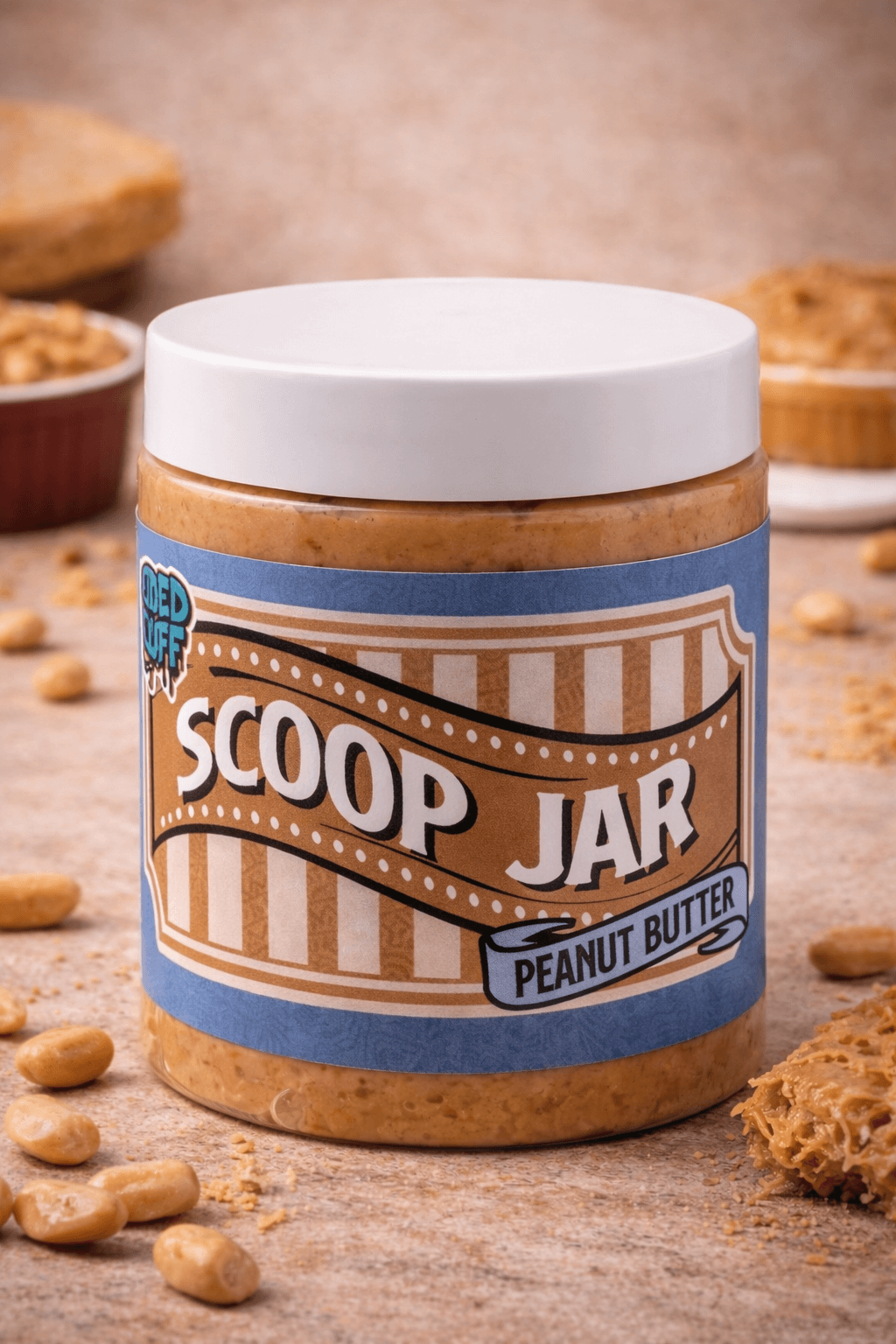 Peanut Butter Scoop Crunch Jar | Creamy PB Crunch
