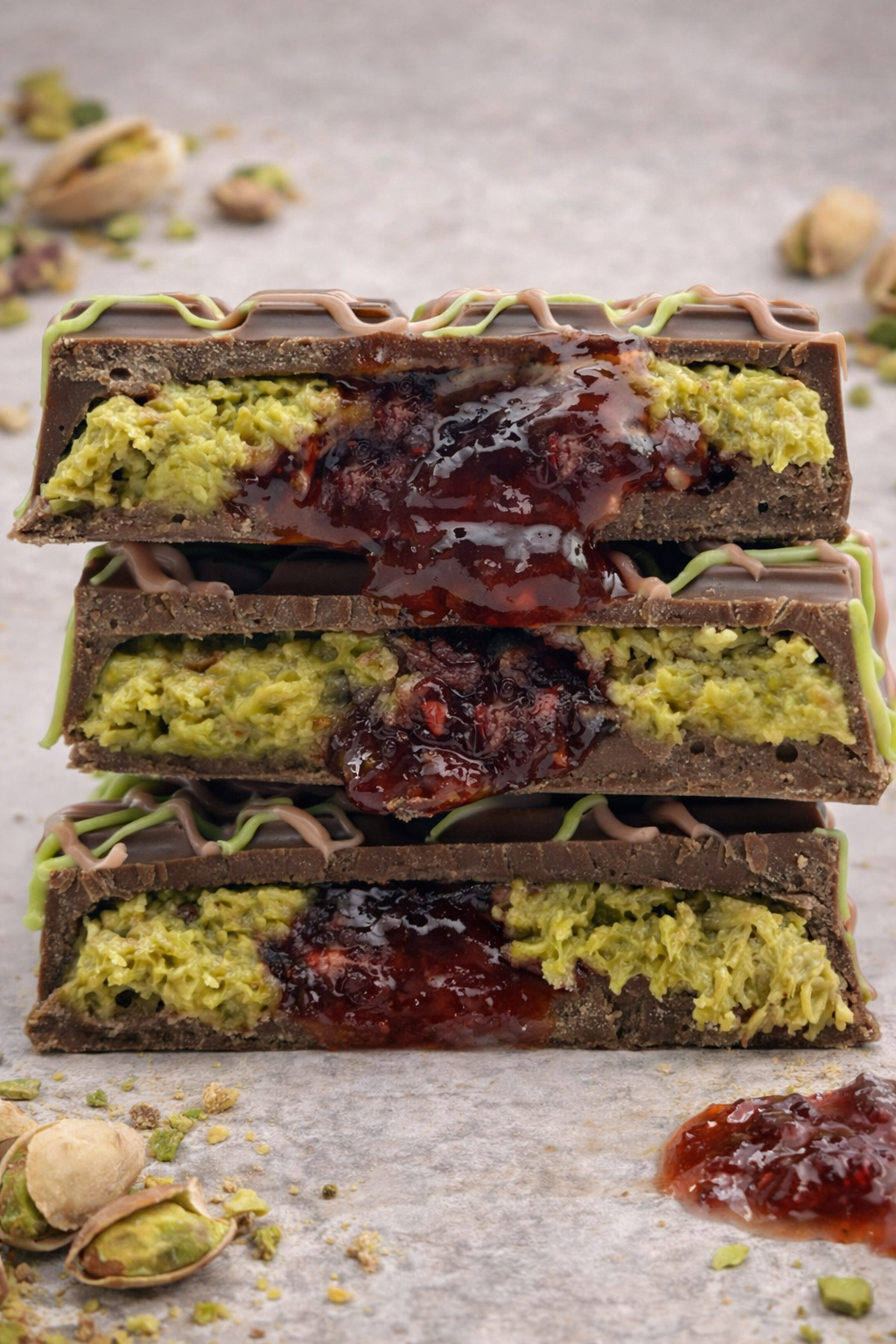 Pistachio Raspberry Dubai Chocolate Bar