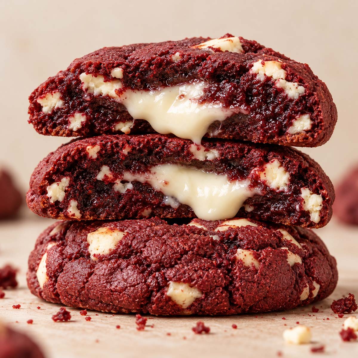 Thick Red Velvet Cheesecake New York Style Cookie 150g