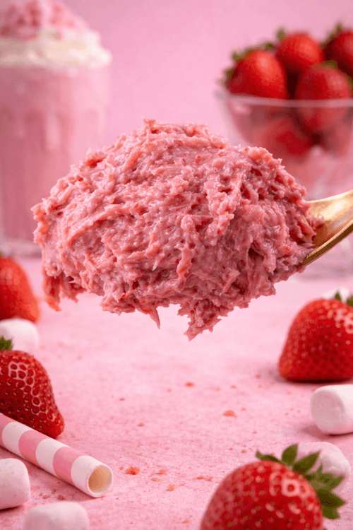 Strawberry Milk Scoop Crunch Jar | Milkshake Crunch
